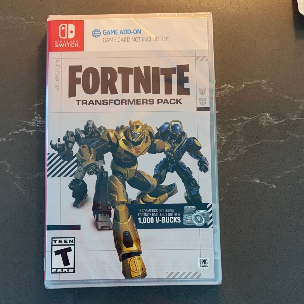 Nintendo Fortnite Transformers Pack - Yellow and Black